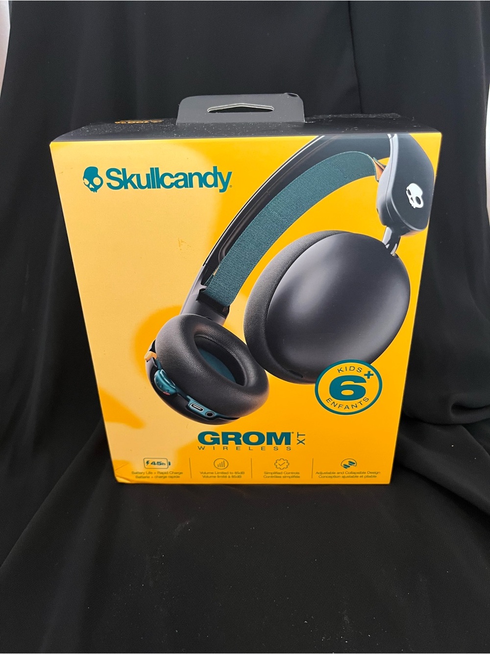 Skullcandy Grom Kids Headphones Teal & Black